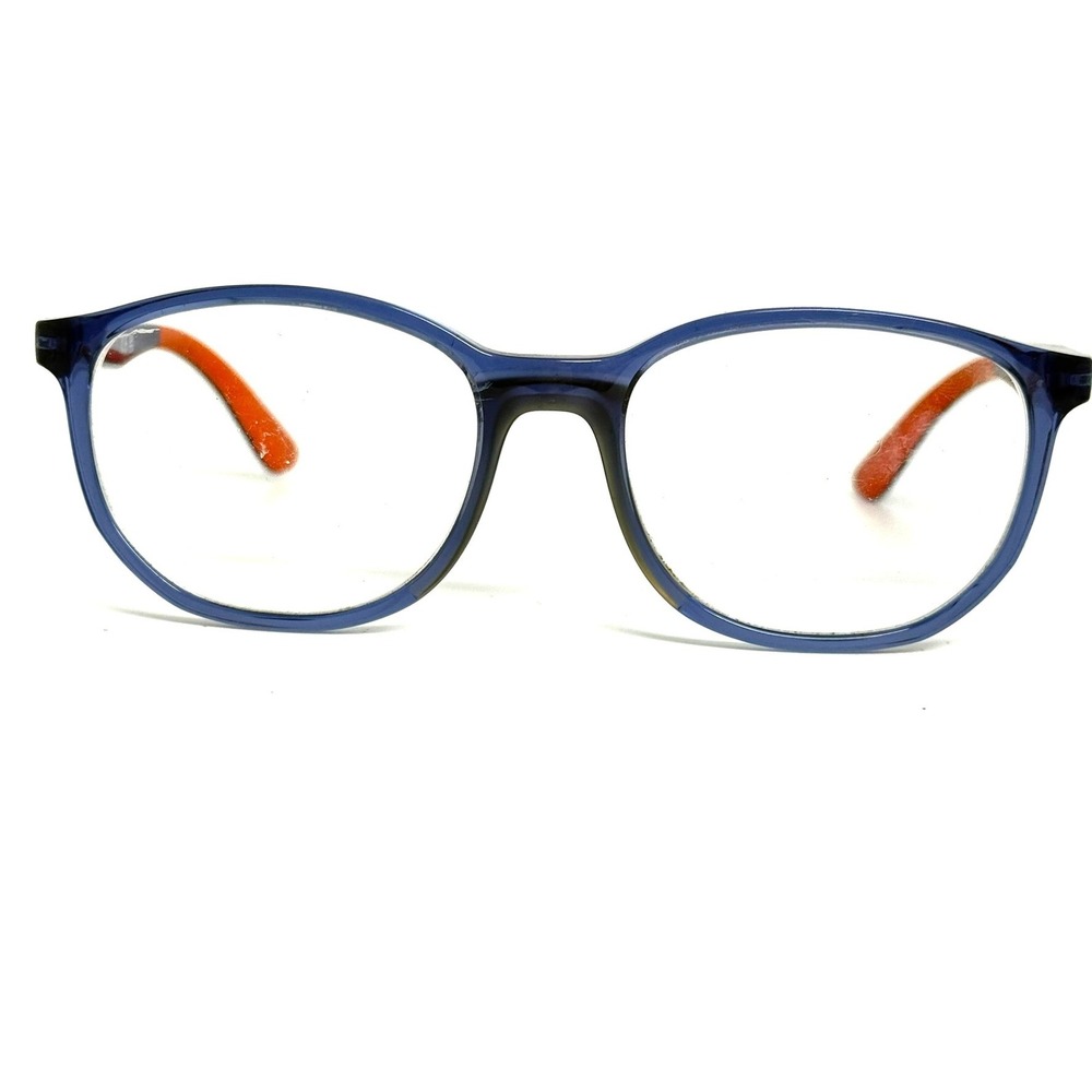 Ray-Ban RB 1619 3775 Blue Orange Oval Eyeglasses Frames 49-16-130